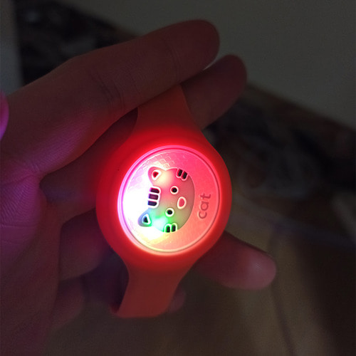 모기 퇴치 동물 LED 시계 어린이 팔찌